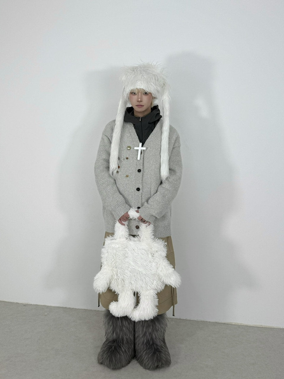 【Nerd out XU】nylon hood jacket / 【ナードアウトエックスユー】ナイロンフードジャケット (3color)