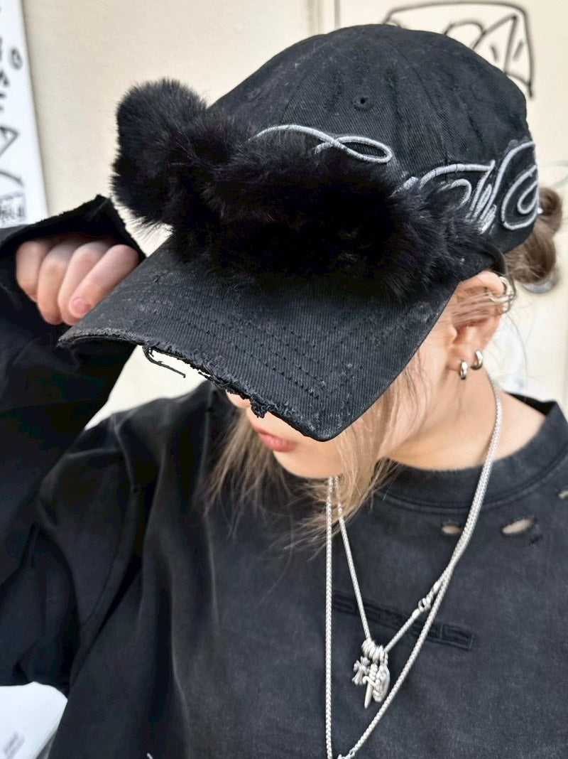 【Never mind the XU】fur sunglasses / 【ネバーマインドザエックスユー】ファーサングラス