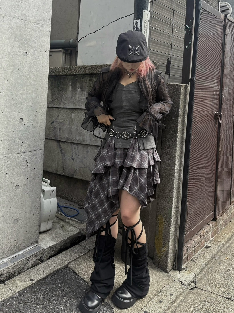 【Never mind the XU】layered one-piece / 【ネバーマインドザエックスユー】レイヤードワンピース