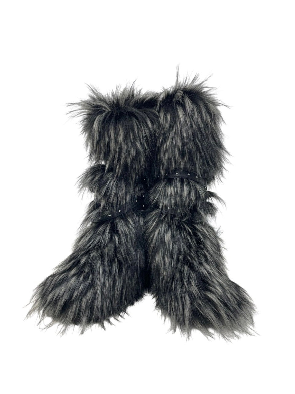 国際配送【Never mind the XU】belt fur boots /【エックスユードッグ】ベルトファーブーツ(2color)