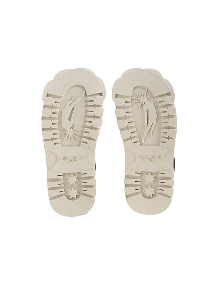 【F.V.V.O】Low-Top Thick-Soled Boots / 【フリーワールドオーダー(エフヴィーヴィーオー)】スニーカーライクローブーツ