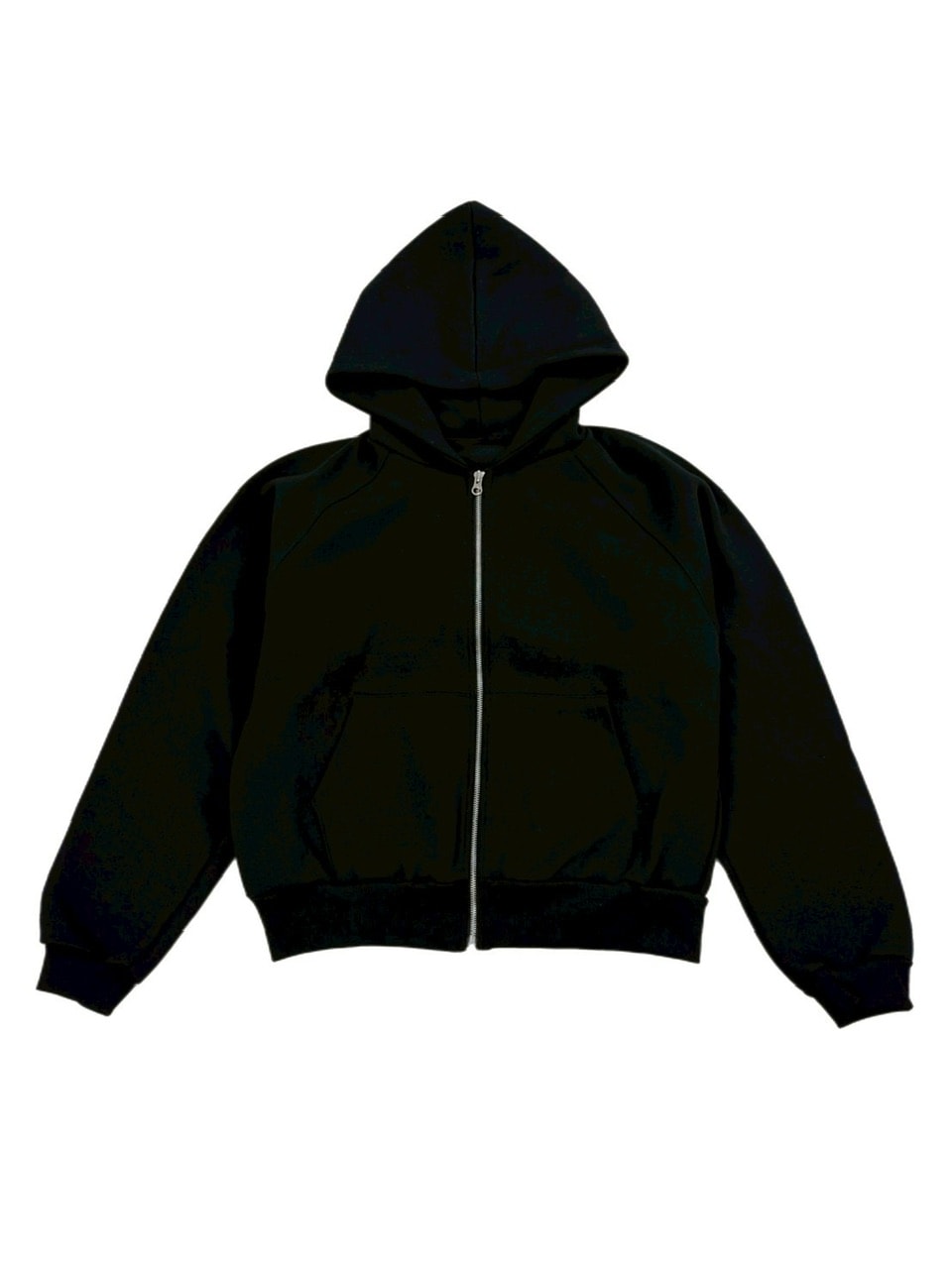 受注制【Chikashitsu +】heavy weight cotton cropped hoodie (3color