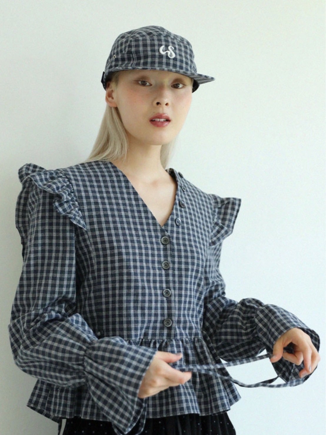 12/21 20:00 再販【Uglyshadow】CHECKERED CAMPCAP