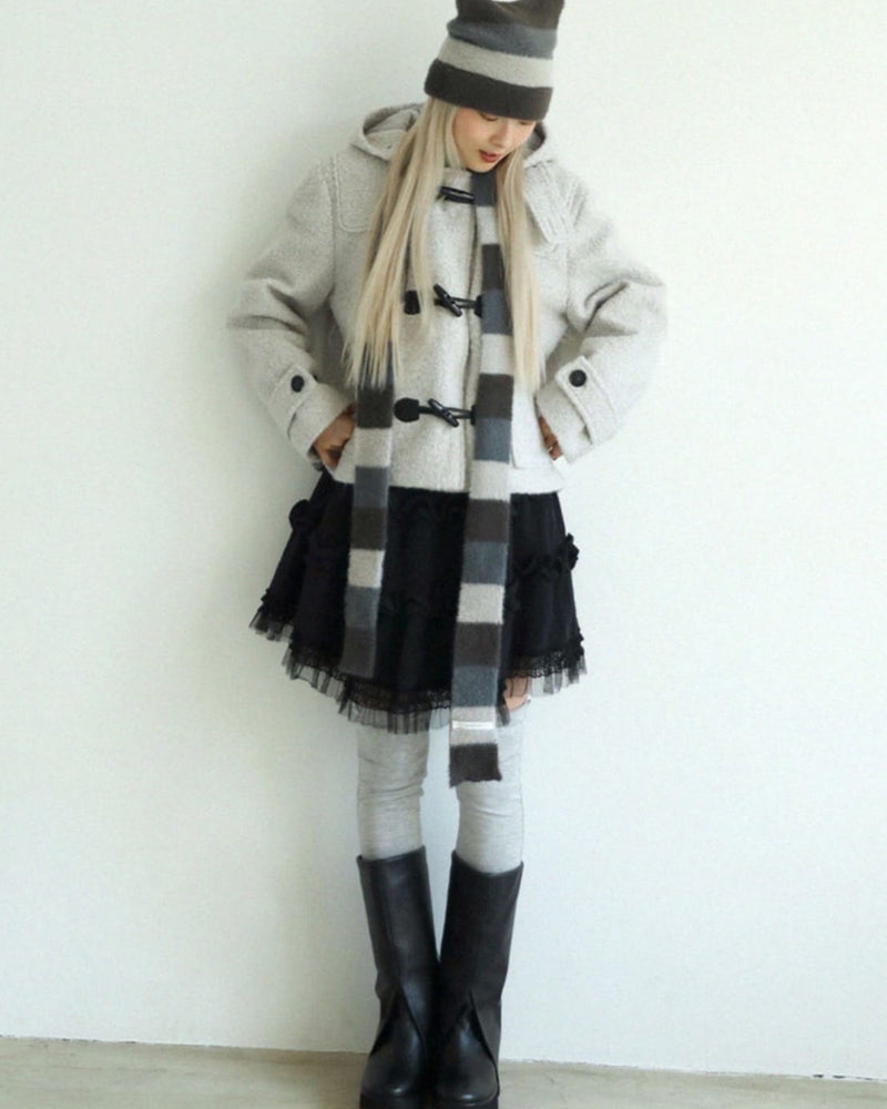 12/21 20:00 再販【Uglyshadow】STRIPED MUFFLER
