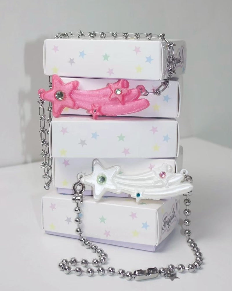 【EVERYTHINGS】Stellar Shooting Star Necklace / 【エブリシングス】シューティングスターネックレス