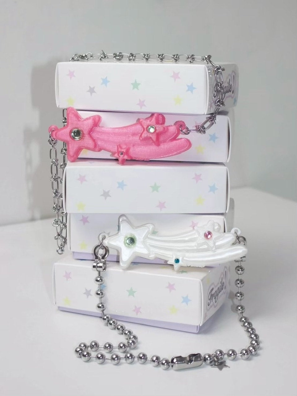 【EVERYTHINGS】Stellar Shooting Star Necklace / 【エブリシングス】シューティングスターネックレス