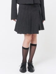 【Miseki seoul】Wabi origami pleats midi skirt