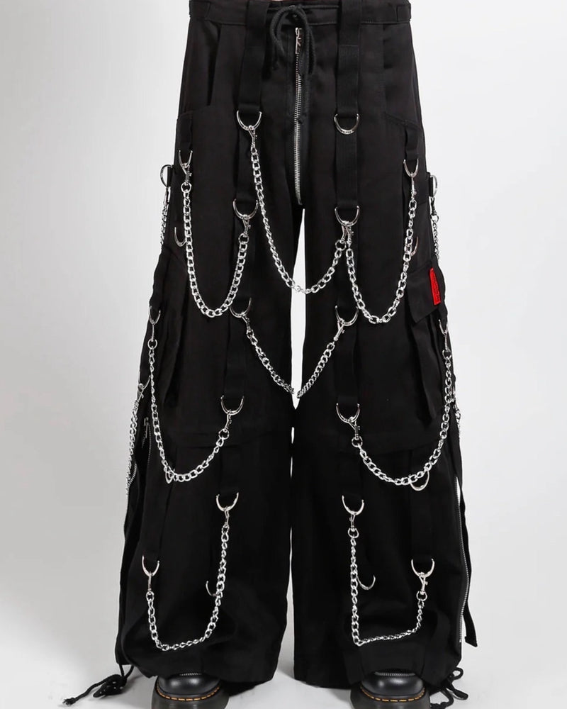 【TRIPP nyc】SUPER CHAIN PANT[AF7294M] / 【トリップ ニューヨーク 】ボンテージストラップチェーンワイドパンツ