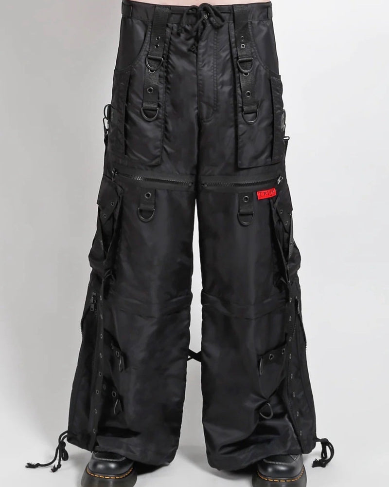 【TRIPP nyc】X STRAP SPACE OUT PANT[NY7296M] / 【トリップ ニューヨーク 】ボンテージストラップナイロンワイドパンツ
