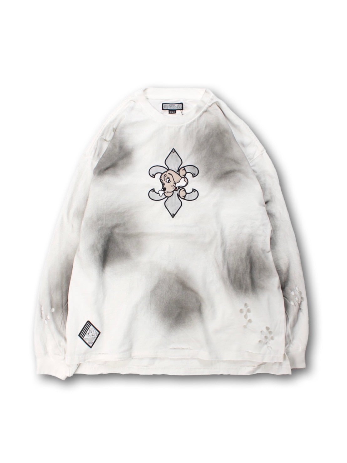 【GALFY】ぼろぼろロゴ百合の紋ロンTee