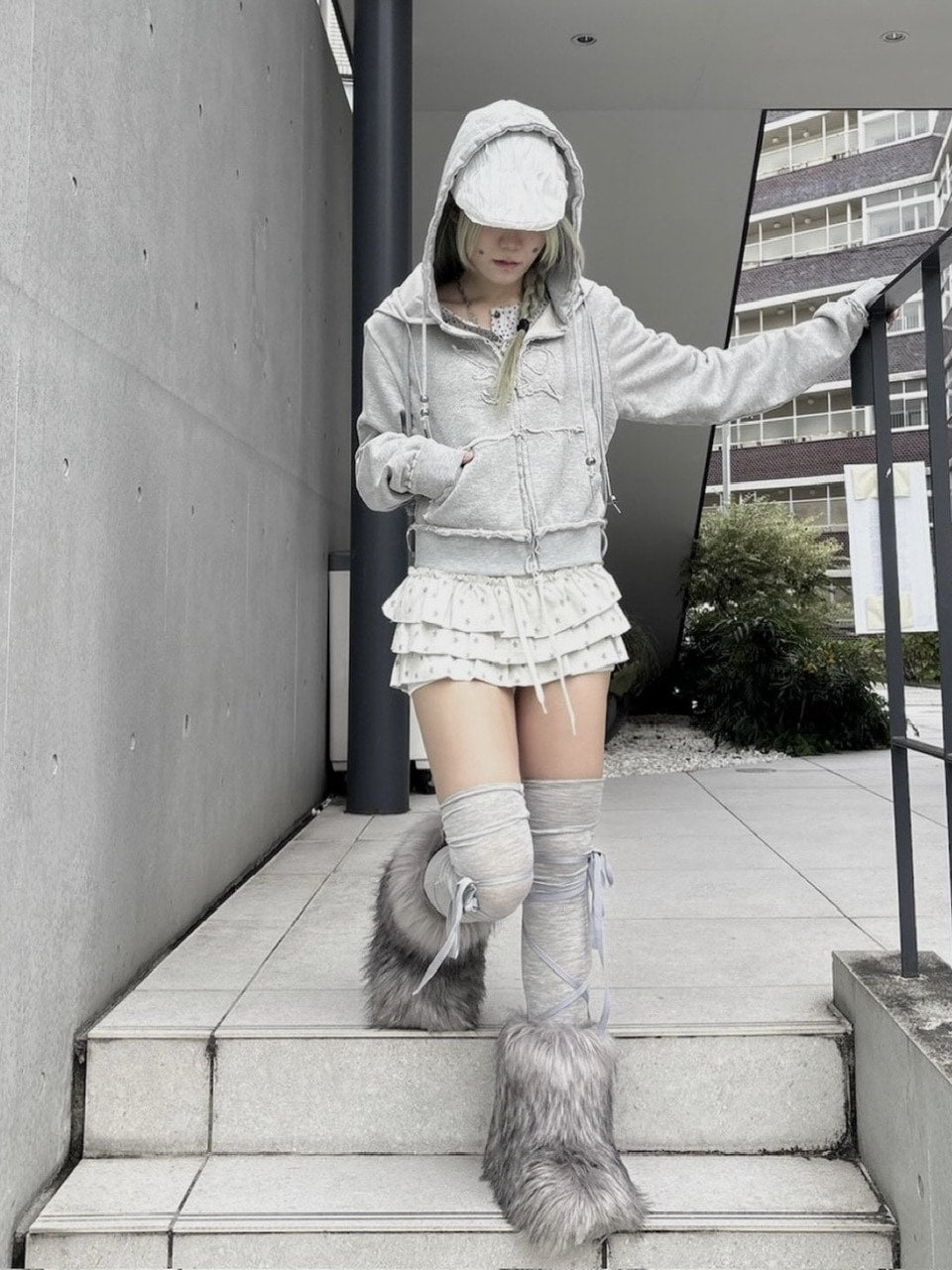 受注制【nmtc +】star frill skirt pants / 【エヌエムティーシープラス】スターフリルスカートパンツ (3color)