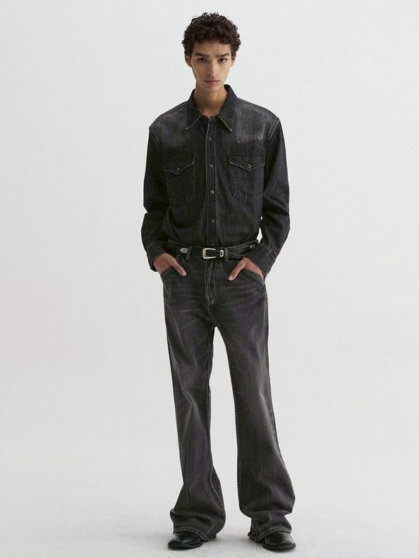 【DNSR】Western Denim Shirt