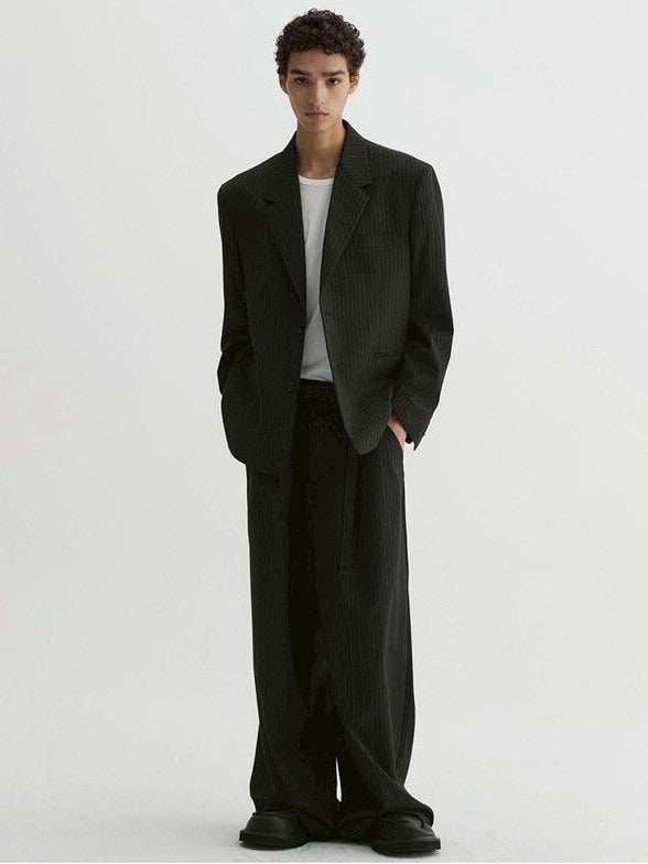 【DNSR】Cinched Stripe Slacks