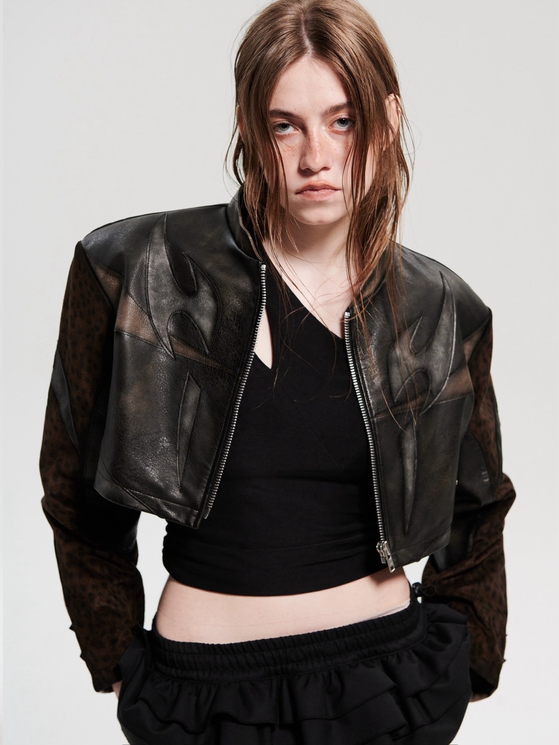 【HOLY NUMBER 7】leopard-colored outerwear