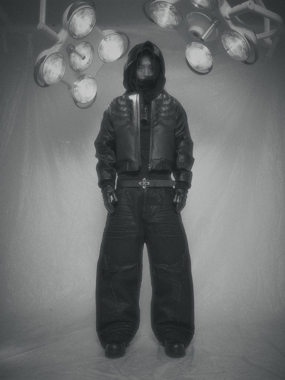 【SURGERY】surgery bone cutting varsity jacket / 【サージェリー】サージェリーボーンカッティングバーシティジャケット