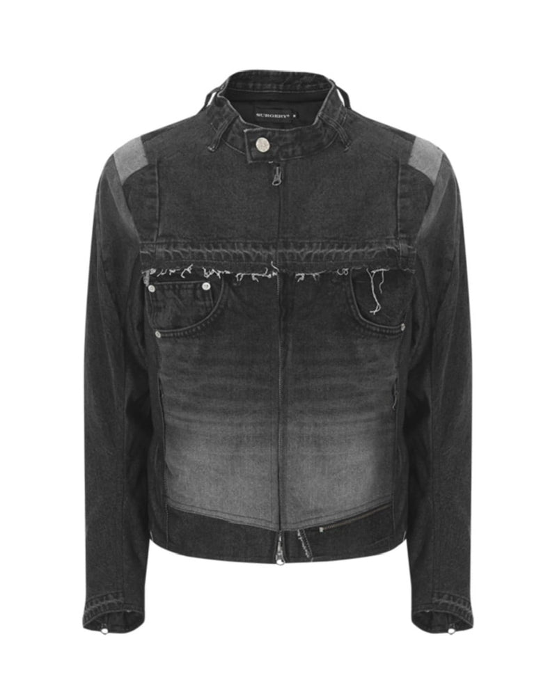 【SURGERY】surgery denim biker jacket / 【サージェリー】サージェリー デニム バイカー ジャケット