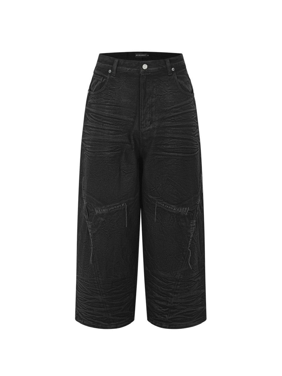 【SURGERY】surgery sutured wide burnished pants