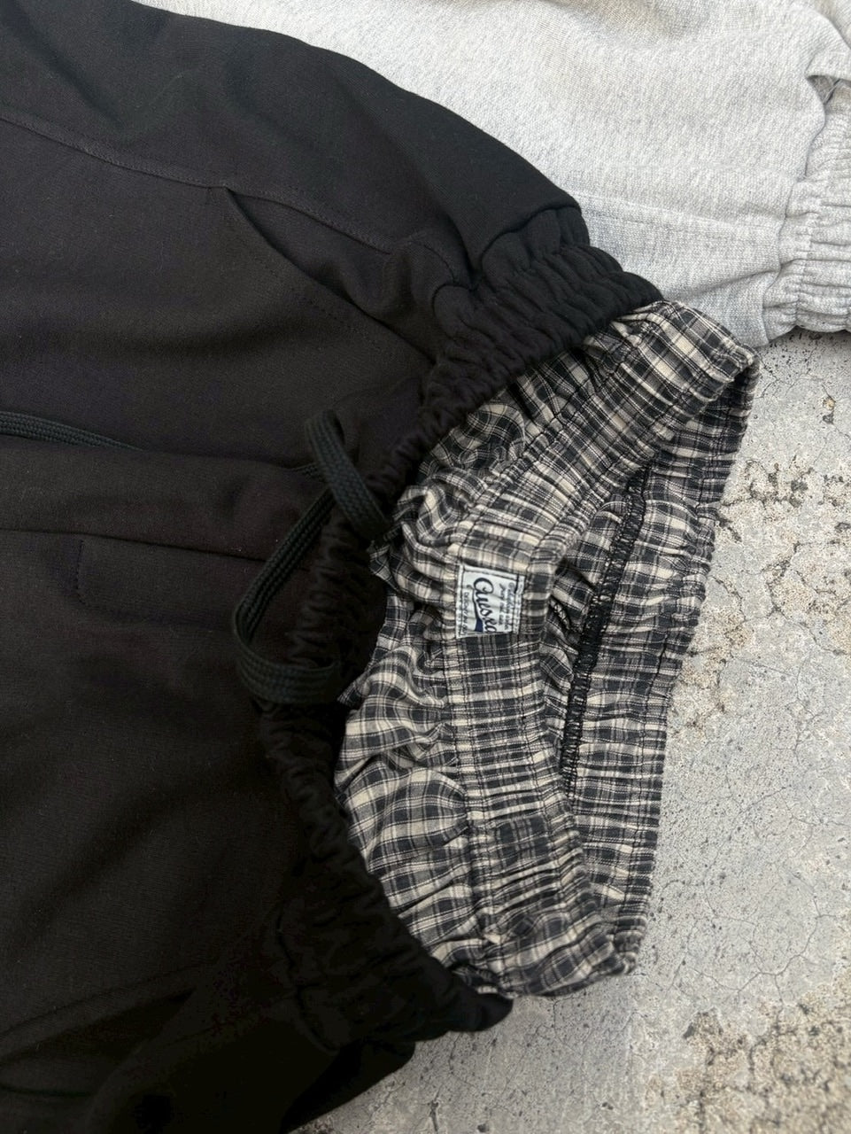 受注制【youll】layered sweat pants (2color)