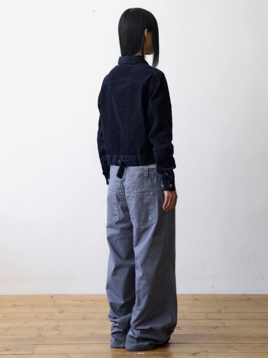 【THECOLDESTMOMENT】TCM trunk layered pants