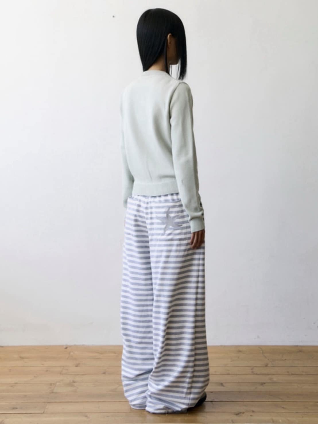 【THECOLDESTMOMENT】TCM stripe sweat pants