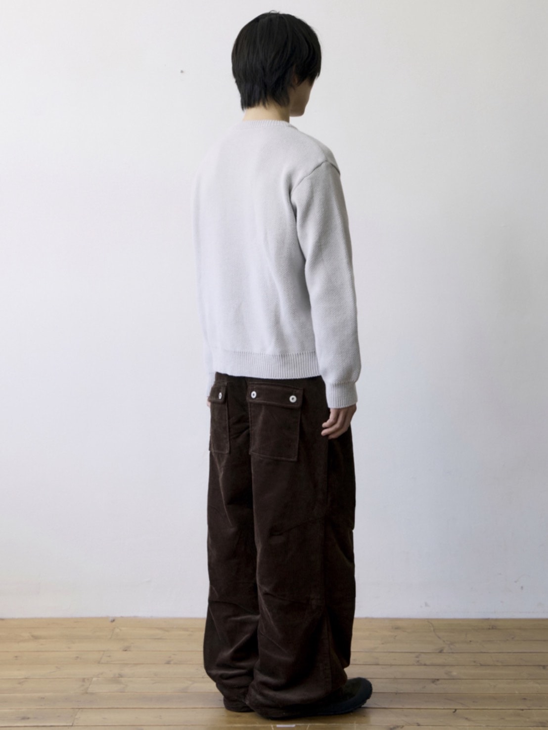 【THECOLDESTMOMENT】TCM typing logo knit