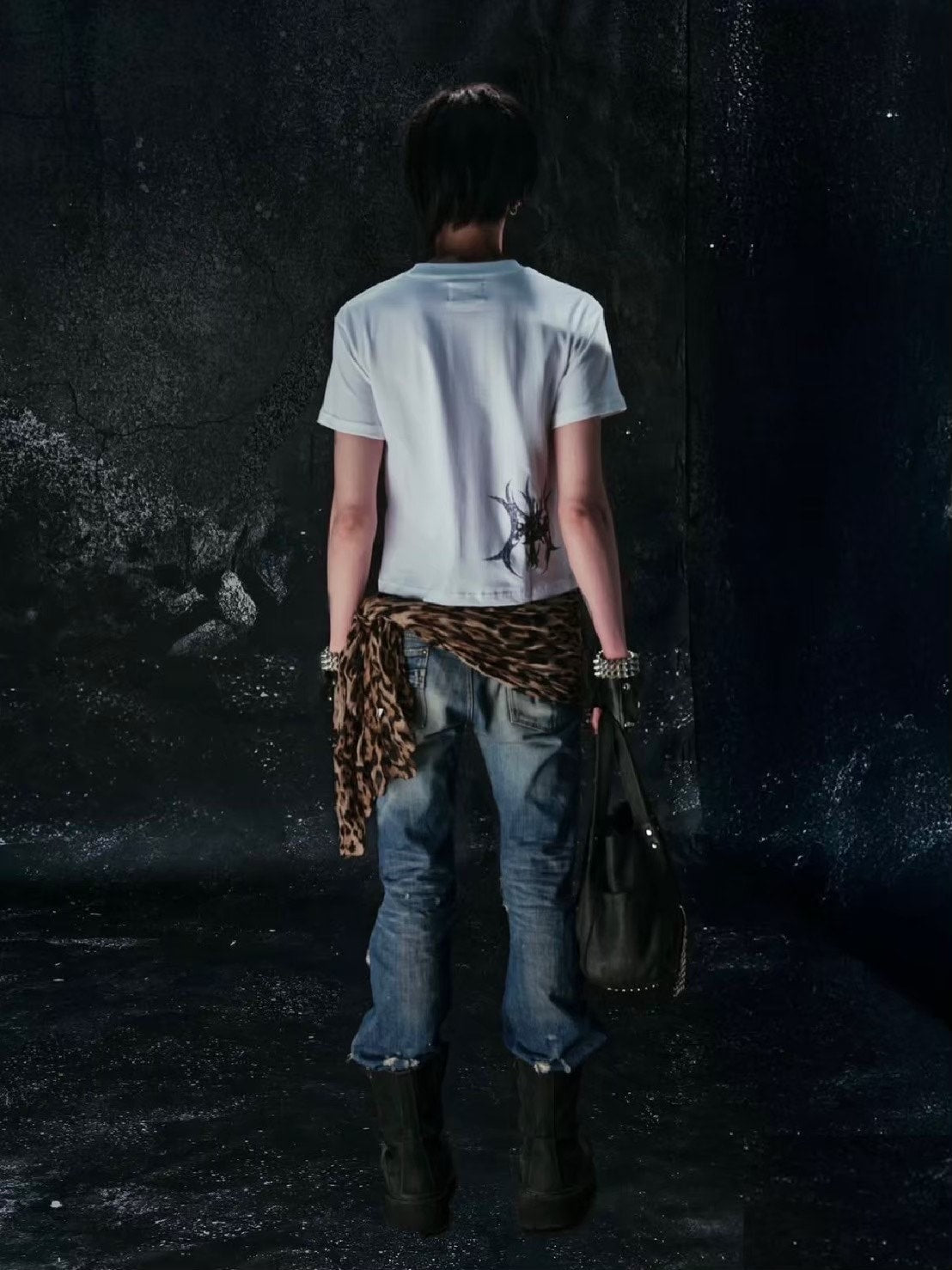 【Cozy world Wide】"BBY TECHB0Y" T SHIRT / 【コージーワールドワイド】ロゴグラフィック半袖Tシャツ