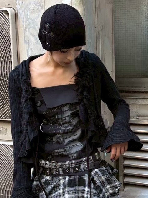 受注制【Never mind the XU】cross beanie / 【ネバーマインドザエックスユー】クロスビーニー (6color)