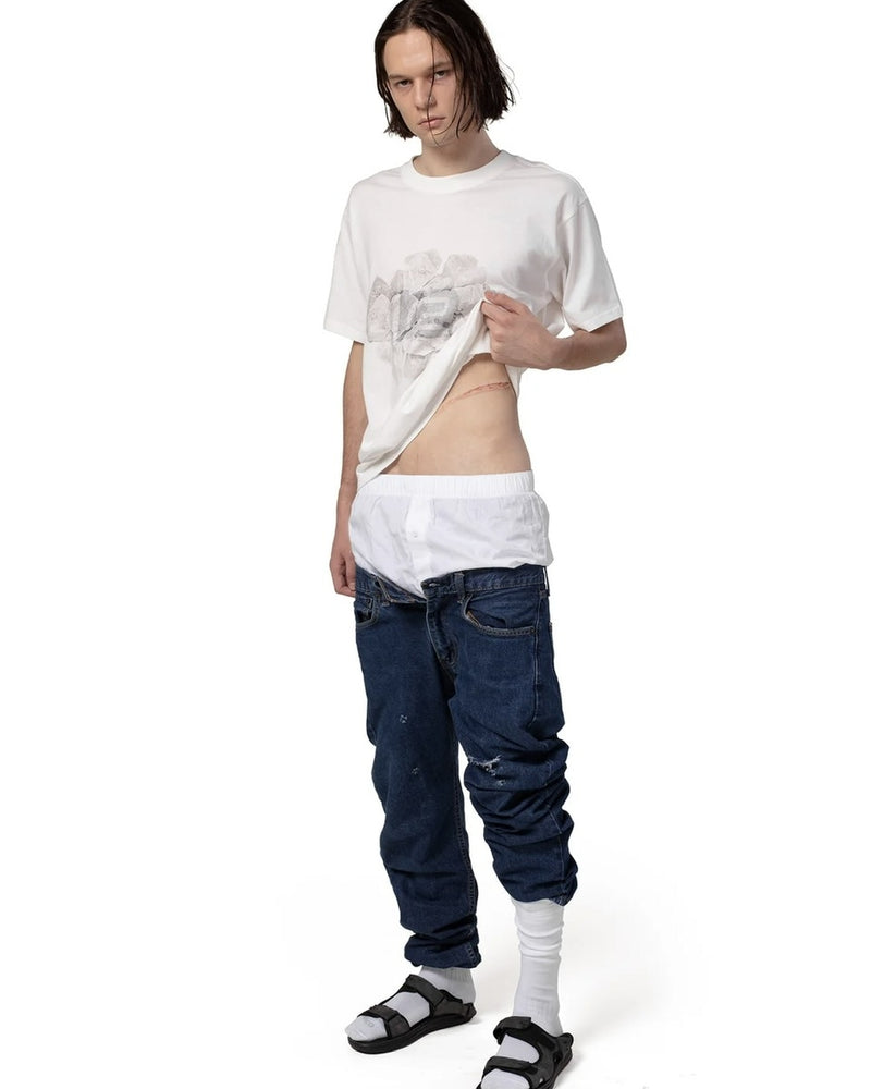 【RACER WORLDWIDE】Racer x Barragan Inverted Logo T-Shirt