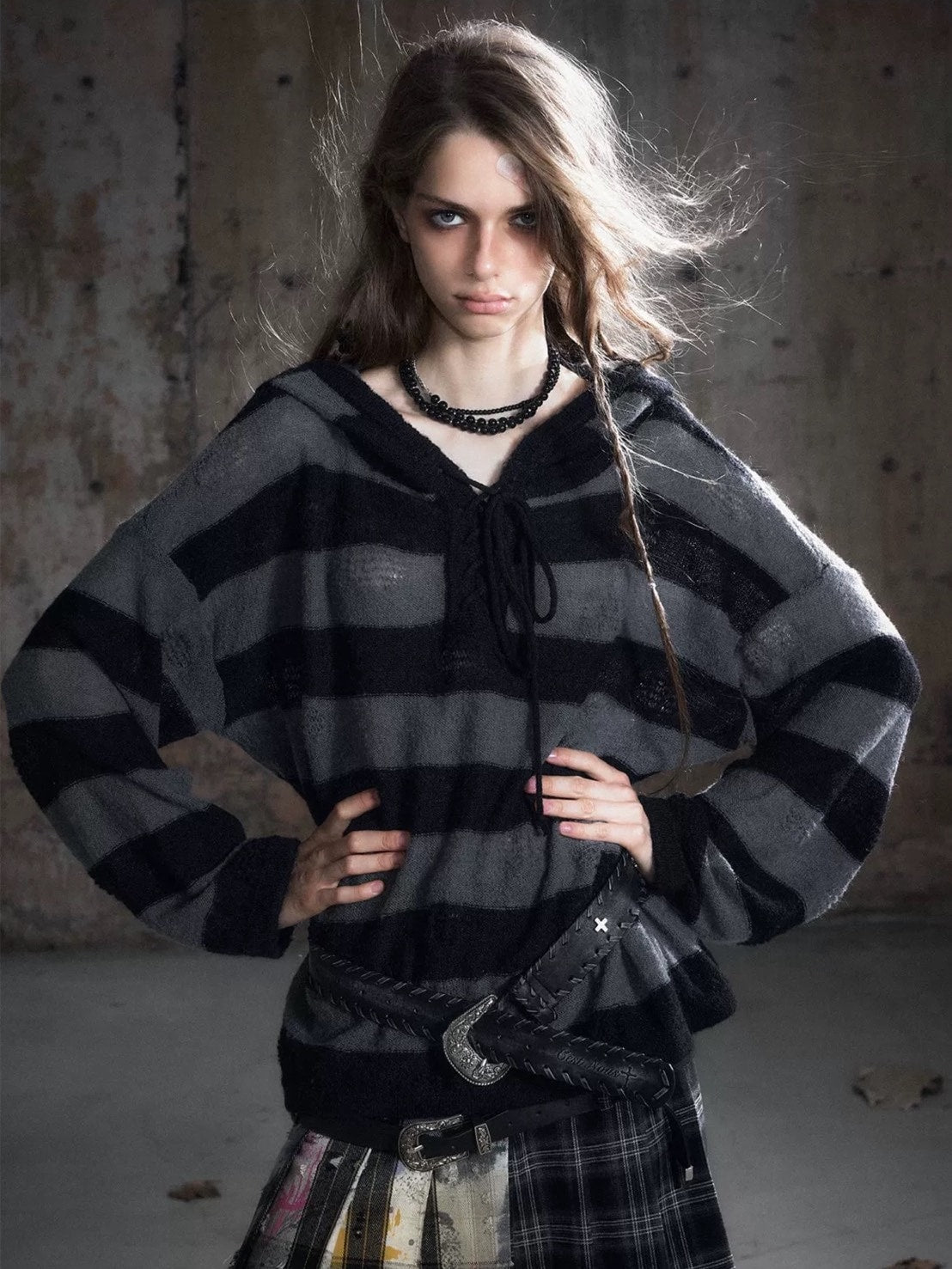 【Cest Nous】Vintage Lace-up Belt / 【セヌー】ビンテージレースアップベルト