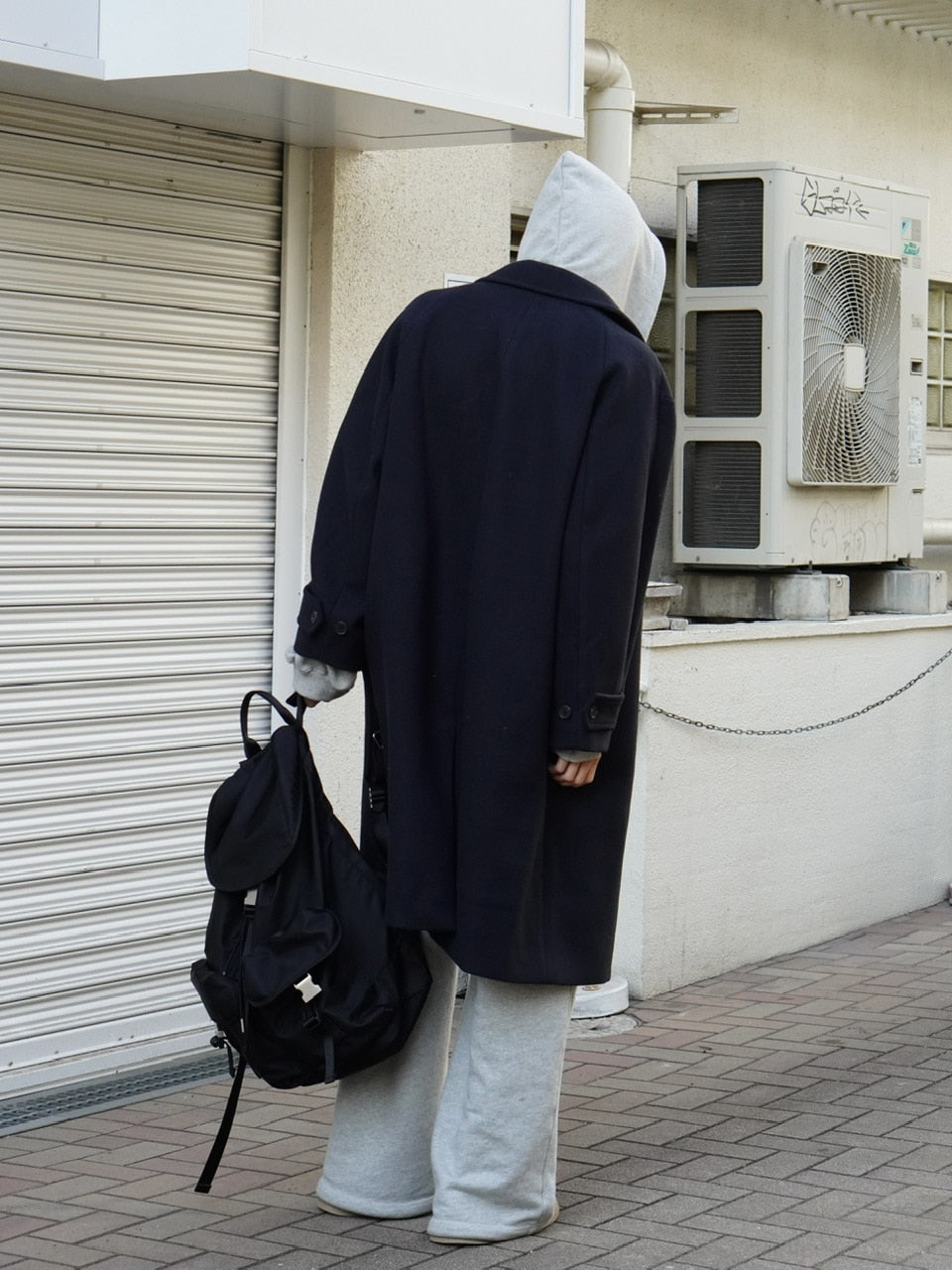 東京店WEB限定受注制【Chikashitsu +】balmacaan coat / 【チカシツプラス】バルマカーンコート (3color)