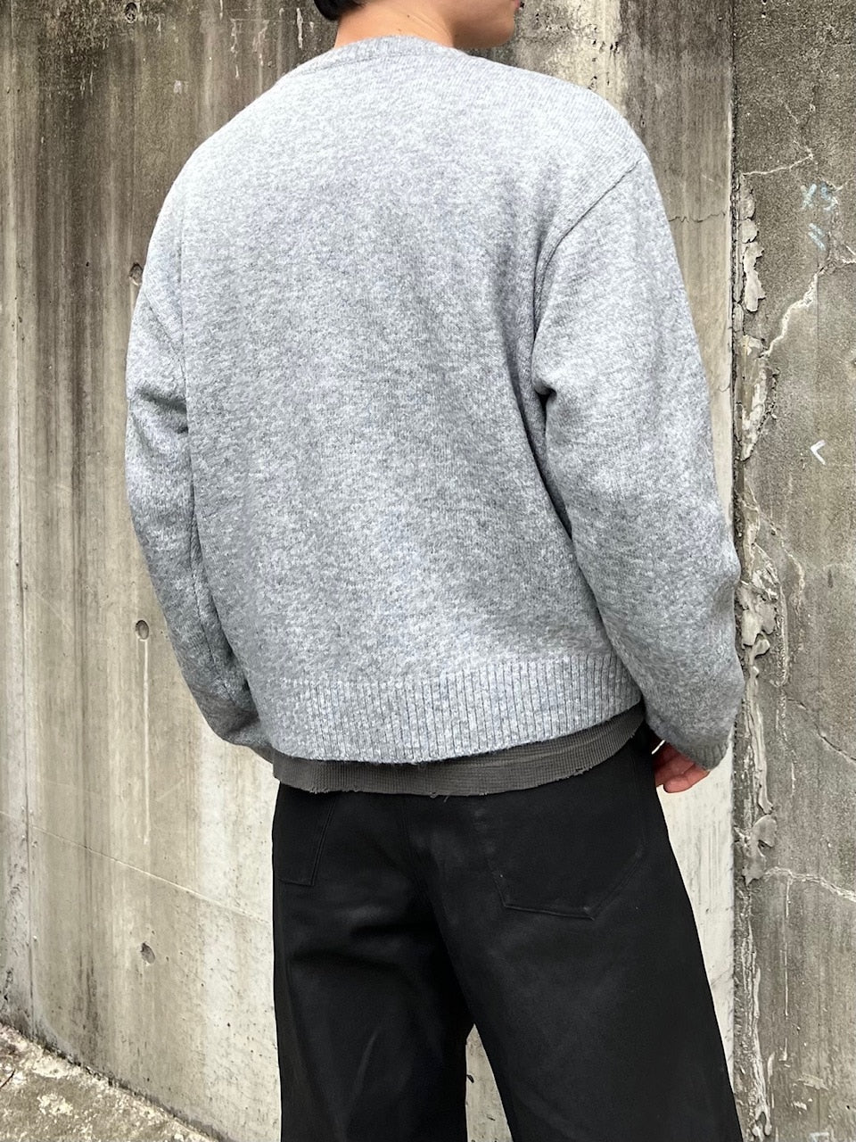 東京店WEB限定受注制【Chikashitsu +】soft touch crew neck knit / 【チカシツプラス】ソフトタッチクルーネックニット (6color)