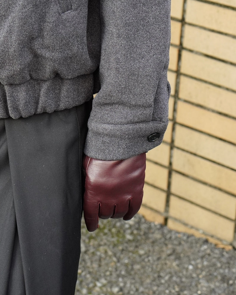 東京店WEB限定受注制受注制【Chikashitsu +】leather gloves / 【チカシツプラス】レザーグローブ (2color)