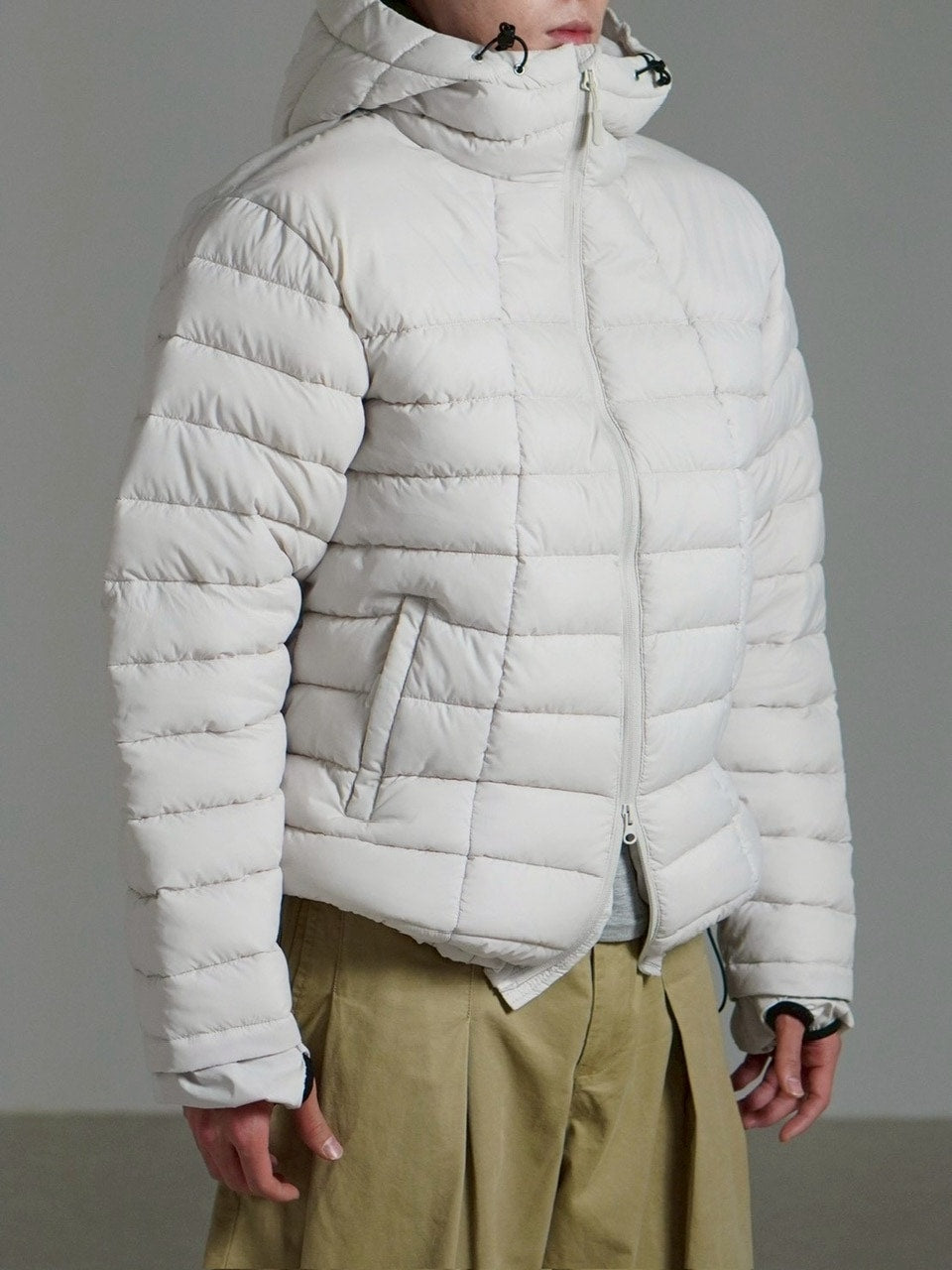 受注制【Chikashitsu +】light volume puffer jacket / 【チカシツプラス】ライトボリュームパファージャケット (3color)