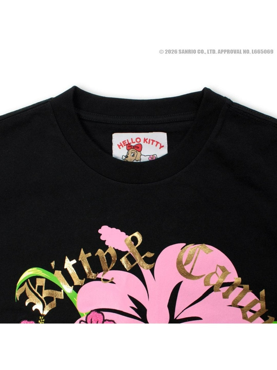 【GALFY×KITTY】キティアロハTee / 【ガルフィー×キティー】プリント長袖Tシャツ