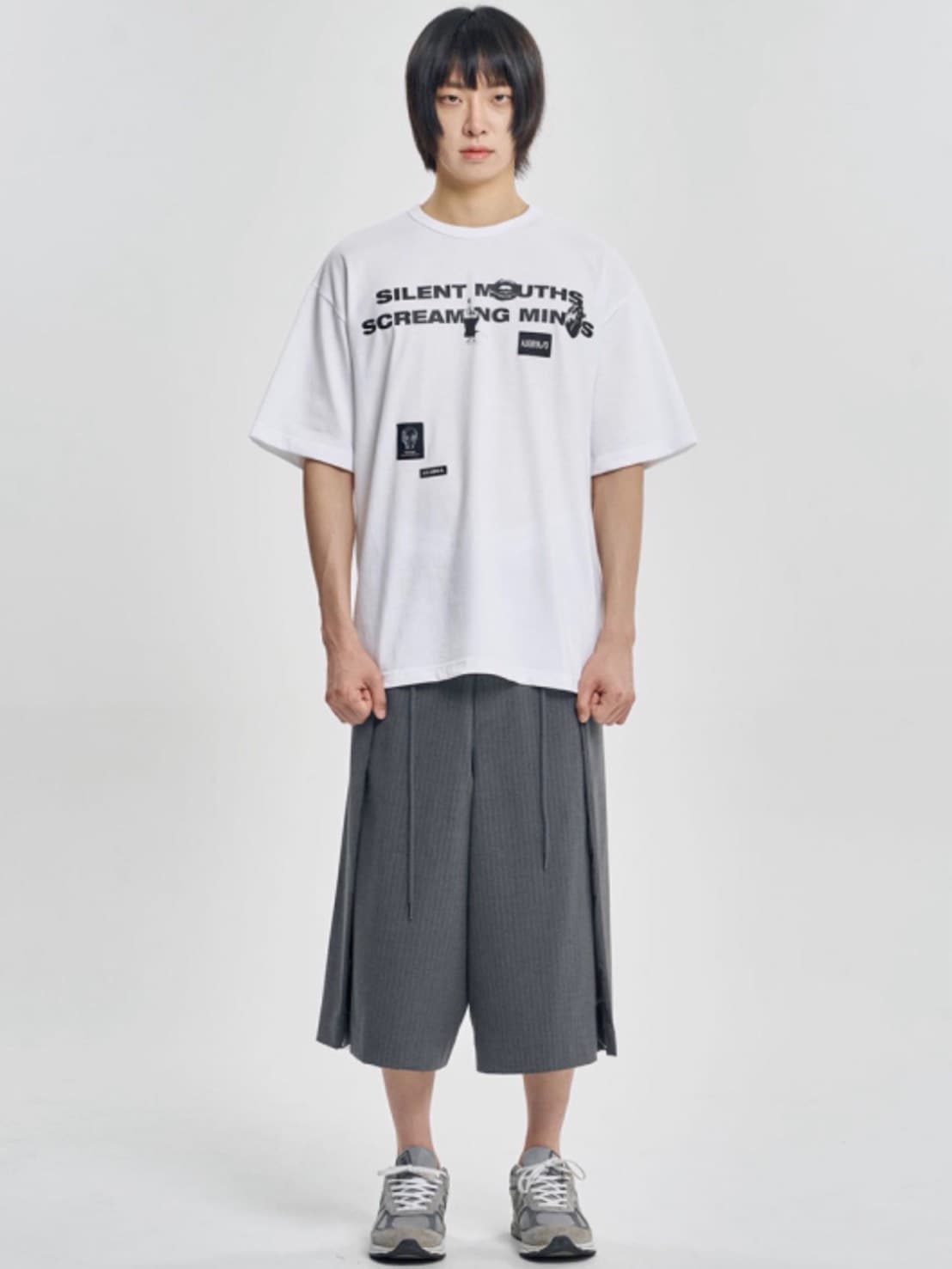 着画、物撮りまだ【AJOBYAJO】One Tuck Stripe Bermuda Pants