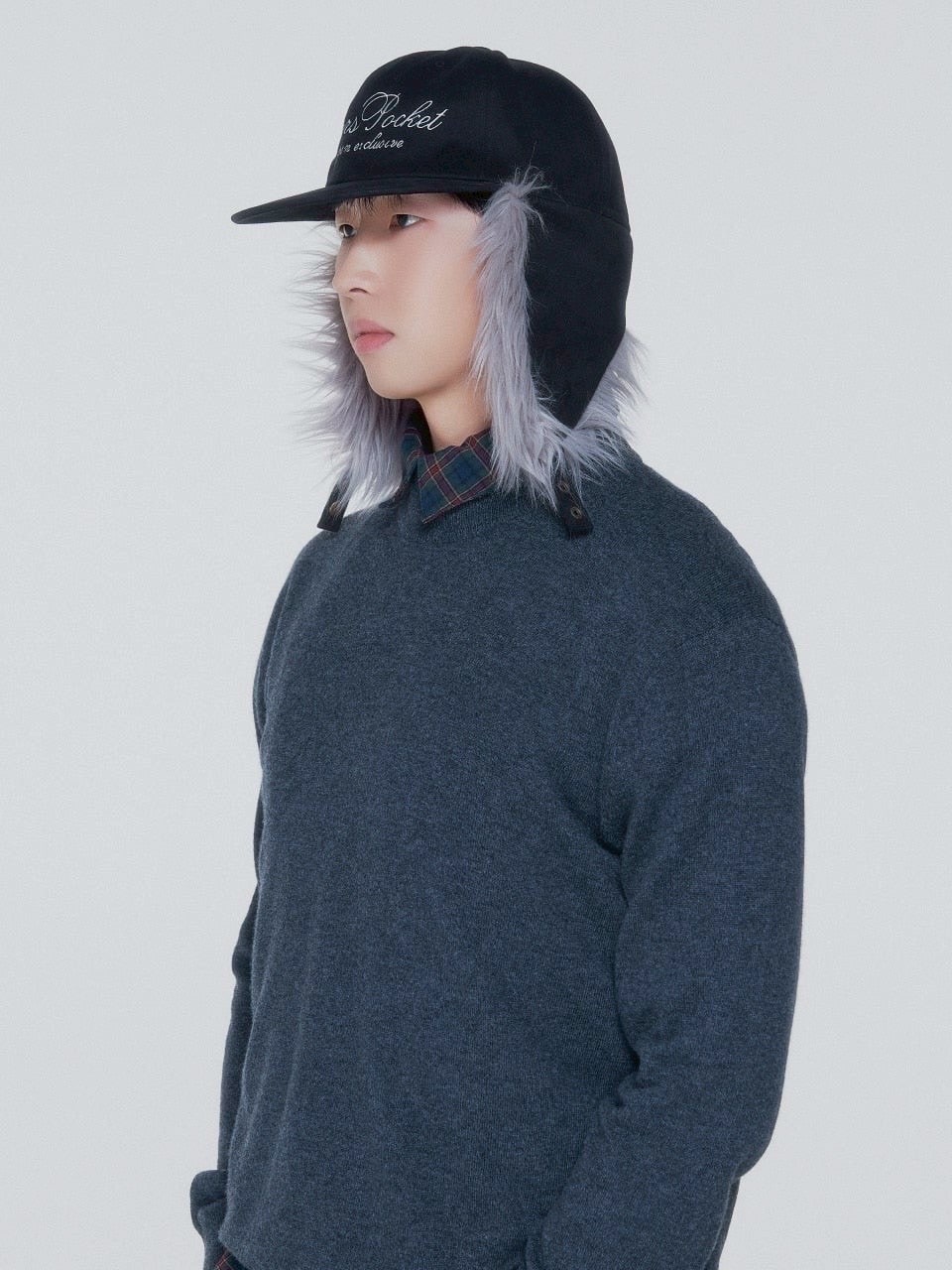 【MARSPOCKET】ear fur flightcap / 【マースポケット】ファーフライトキャップ