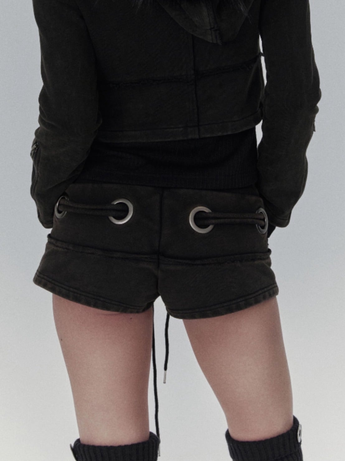 【bonienkiye】Eyelet Short Pants