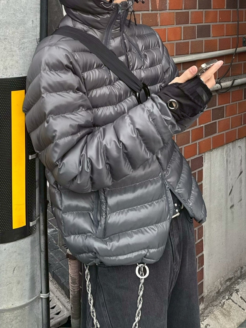 受注制【Chikashitsu +】5 zip puffer jacket / 【チカシツプラス】ファイブジップパファージャケット (4color)