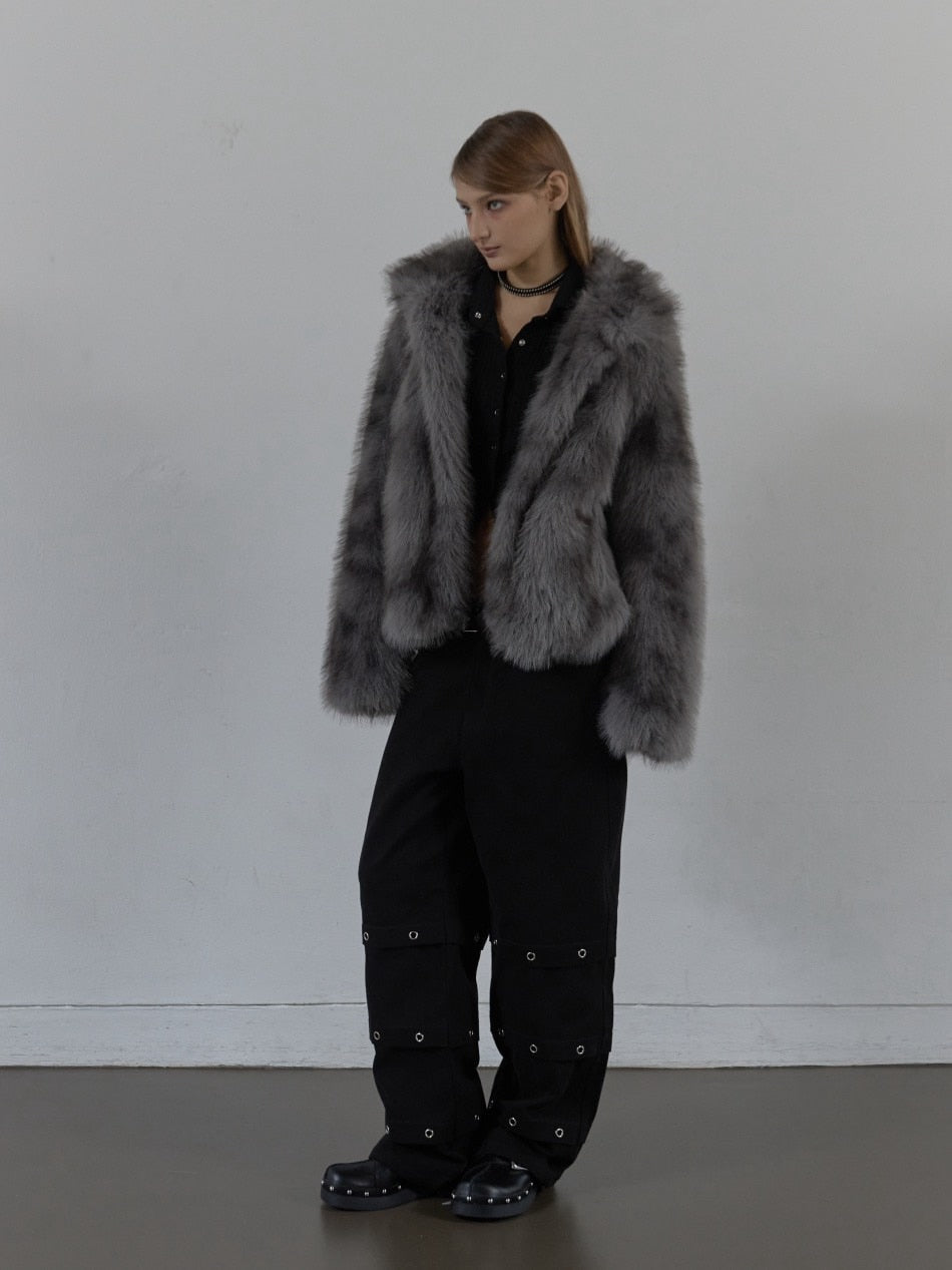 SETUP‐EXE】FAUX FUR JACKET / 【セットアップエグゼ】ハイネック