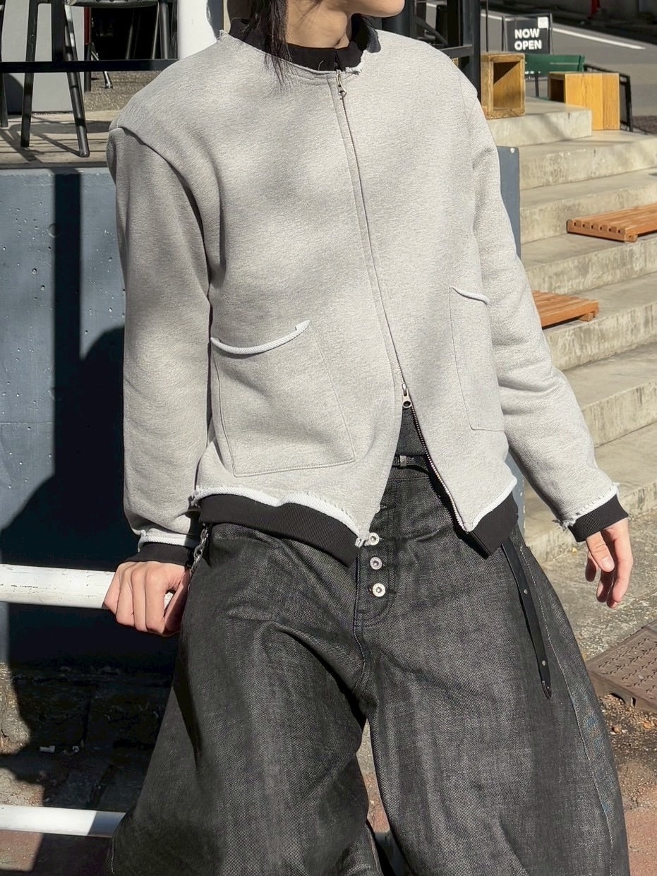 受注制【youll】layered zip up jacket (2color)