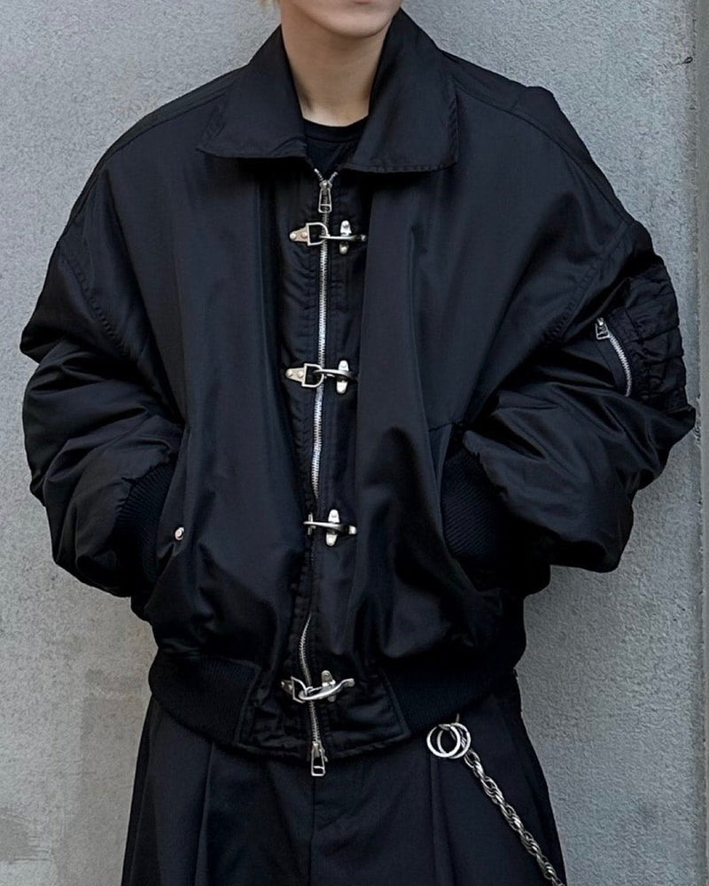 大阪店WEB限定受注制【Chikashitsu +】fireman MA-1 jacket / 【チカシツプラス】ファイアーマンMA-1ジャケット