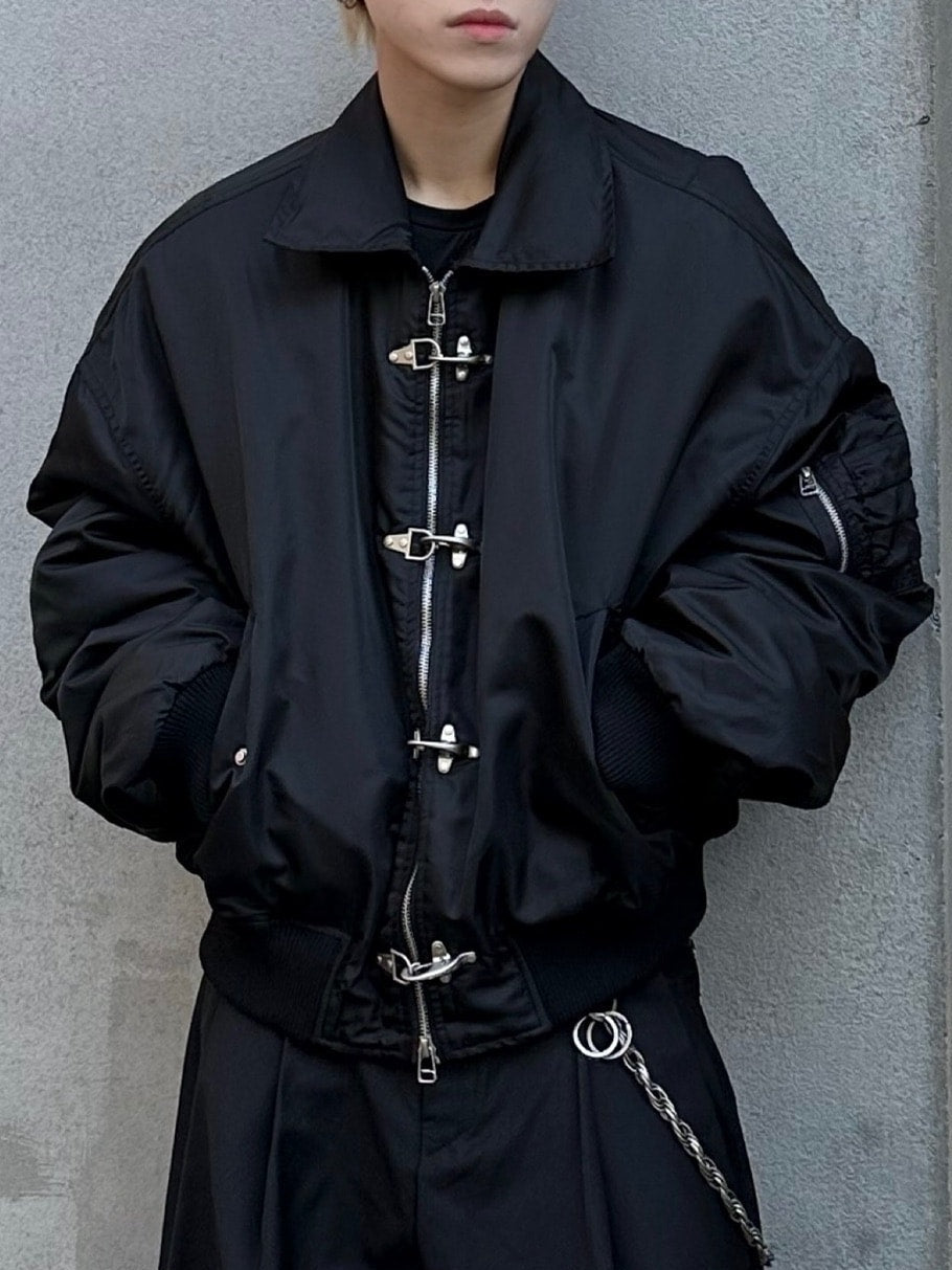 大阪店WEB限定受注制【Chikashitsu +】fireman MA-1 jacket / 【チカシツプラス】ファイアーマンMA-1ジャケット