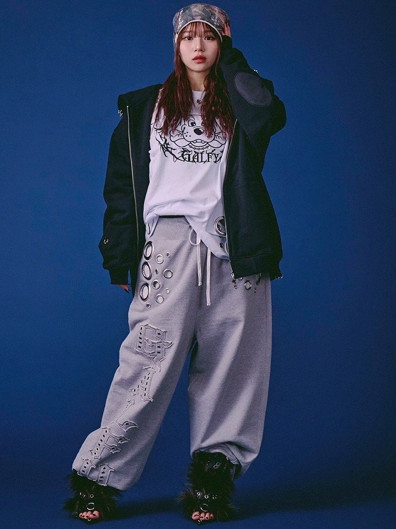 【GALFY】バチバチピアスパーカー / 【ガルフィー】バチバチピアスパーカー