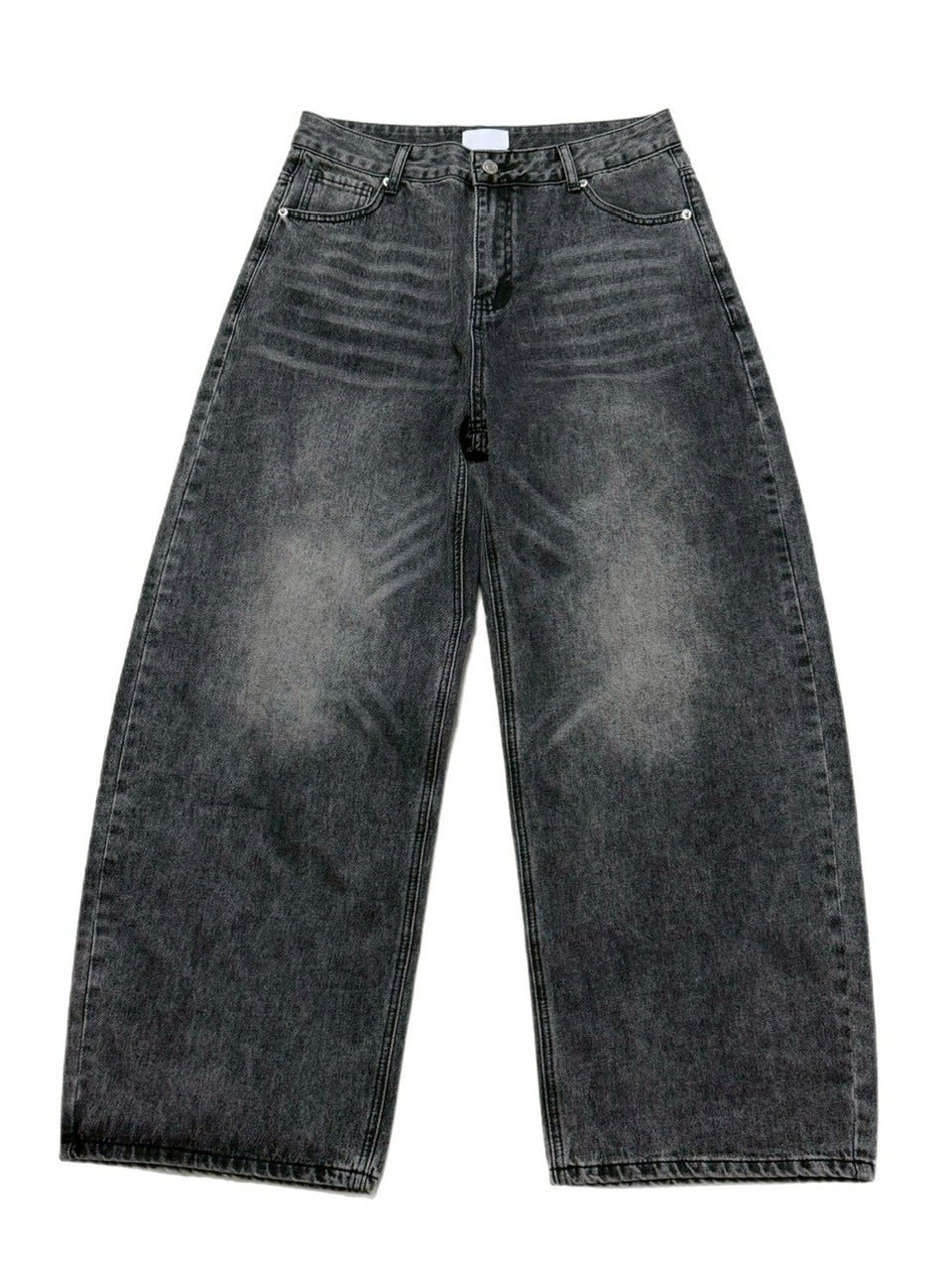 受注制【Chikashitsu +】brush wide leg denim pants (3color