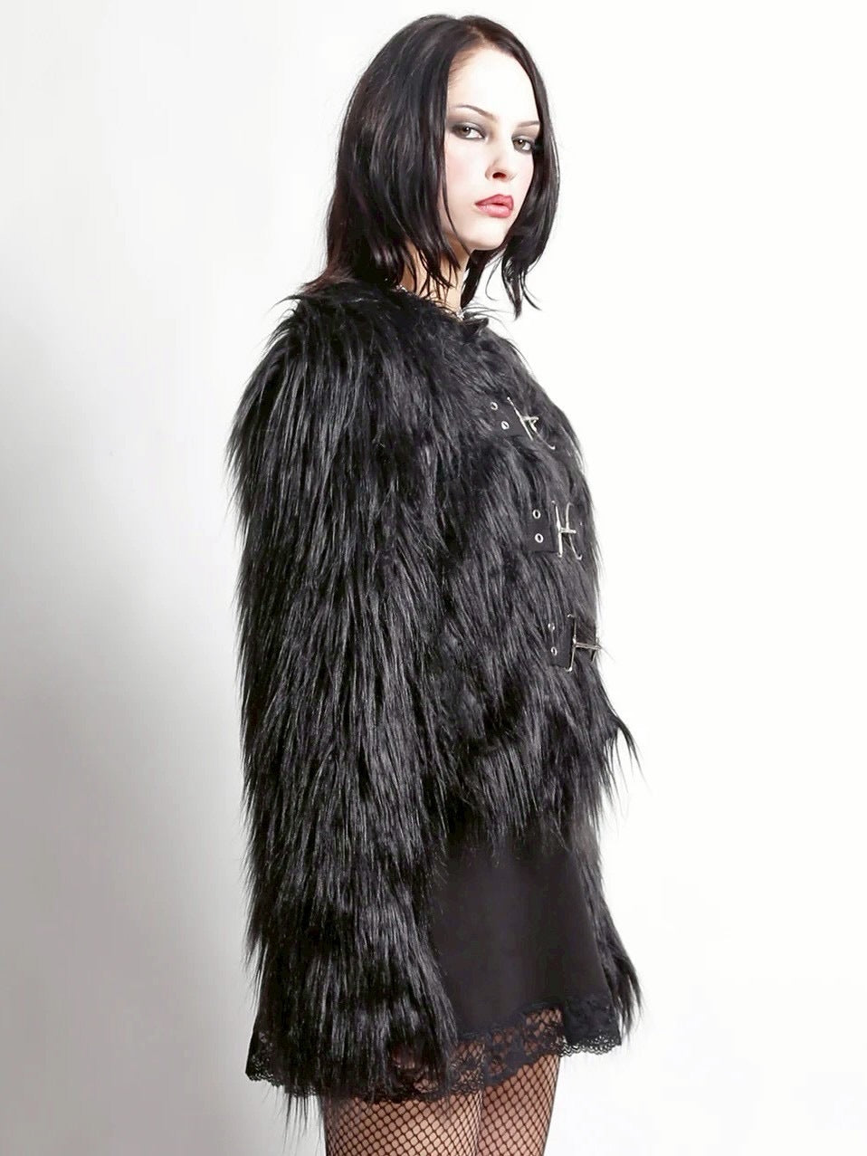 【TRIPP nyc】FURTASTIC FAUX FUR JACKET[CF3101] / 【トリップ ニューヨーク 】ベルトファージャケット