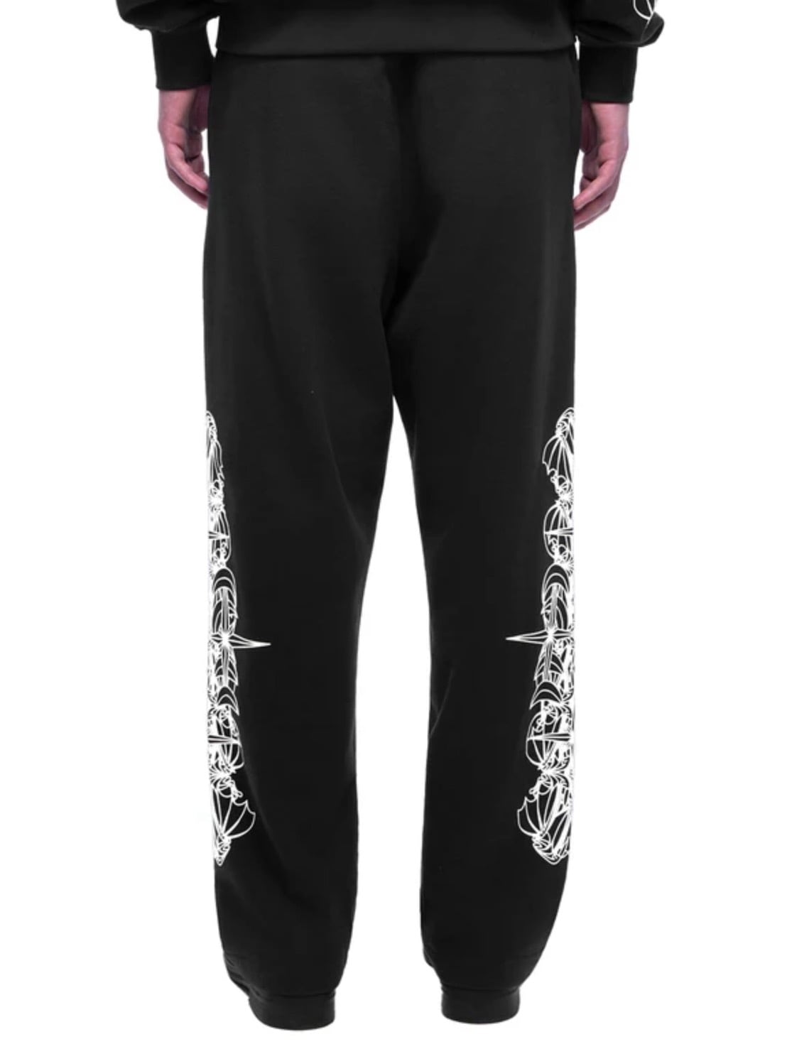 【The Boy Has No Patience】TBHNP LUMINOUS DAWN ASTRAL LOGO FLOCKED PANTS / 【ザボーイハズノーペーシェンス】アストラルロゴスウェットパンツ