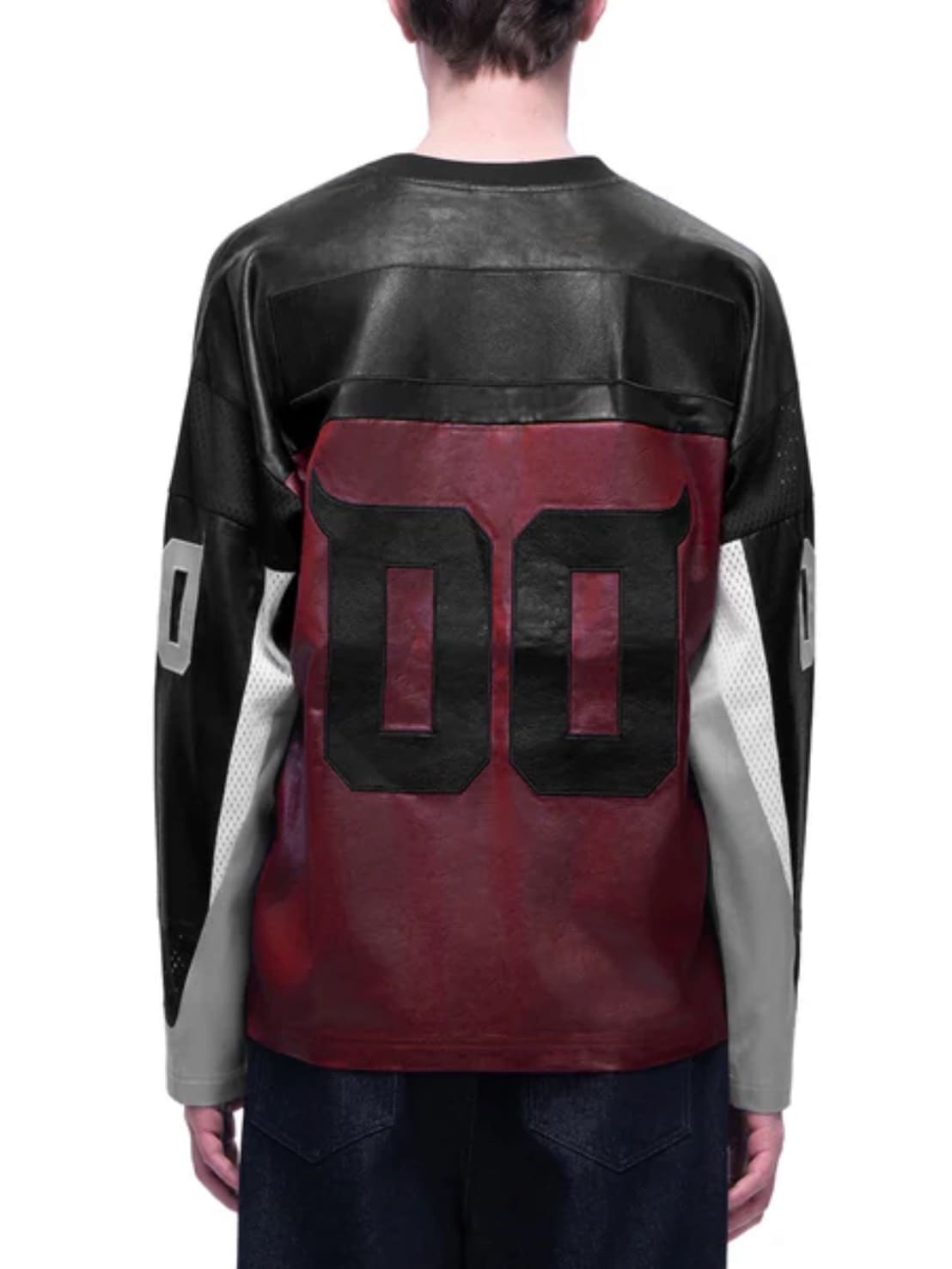 【The Boy Has No Patience】 TBHNP LUMINOUS DAWN SWORDSHIELD SPECTER PRINTED RUGBY L/S TEE / 【ザボーイハズノーペーシェンス】フロントプリントラグビー長袖Tシャツ