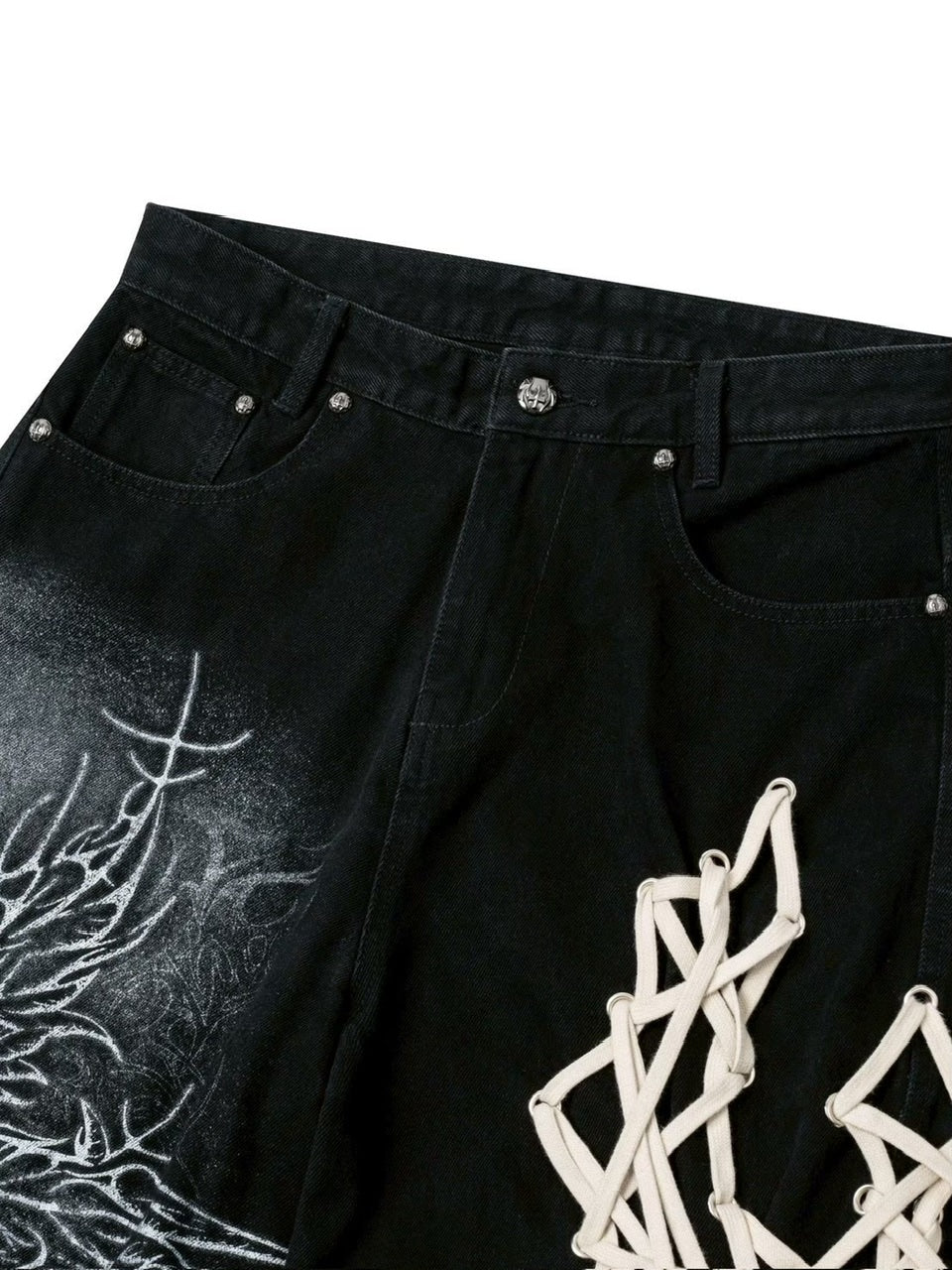 2/28 20:00発売【UNIZ】UNIZ Sigil Pants / 【ユニズ】グラフィックデニムパンツ
