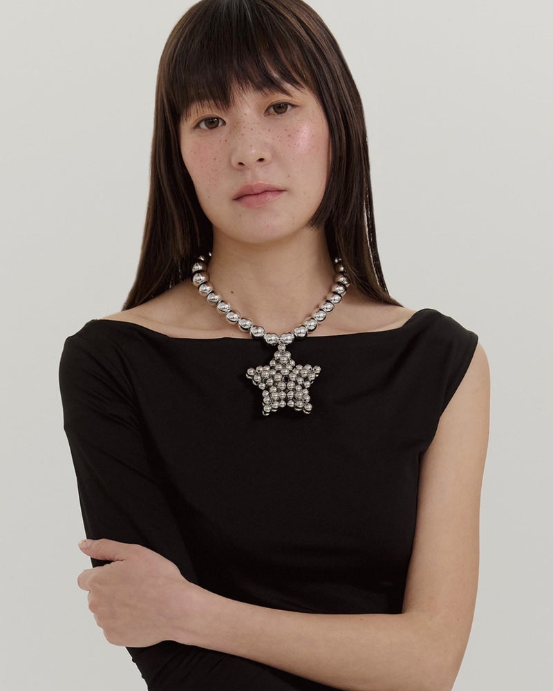 【HURJABOYACC】BIG BALL NECKLACE STER