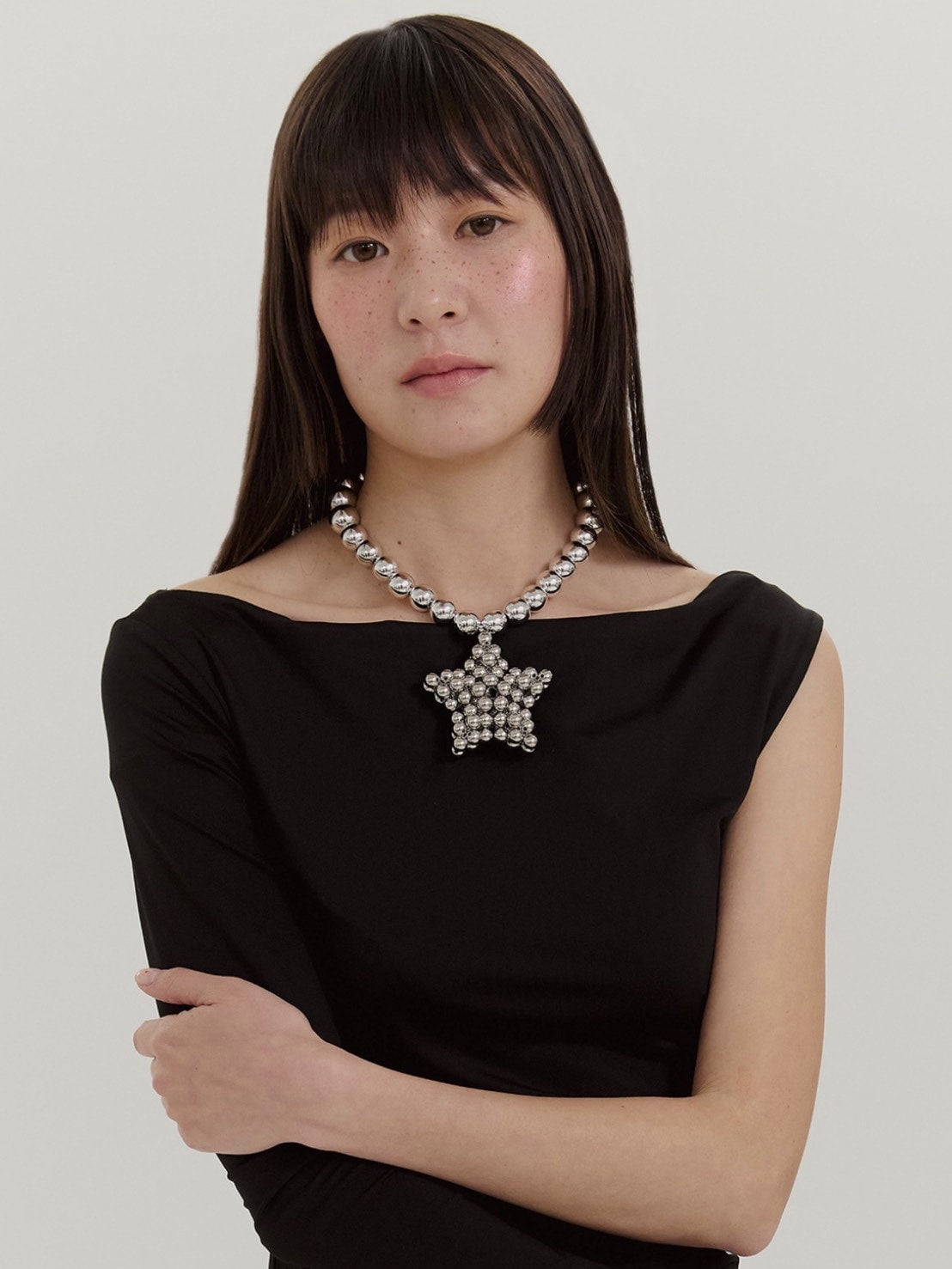 【HURJABOYACC】BIG BALL NECKLACE STER